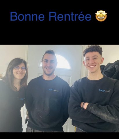 Rentrée Septembre 2023 de notre apprenti Raphaël à Luzinay